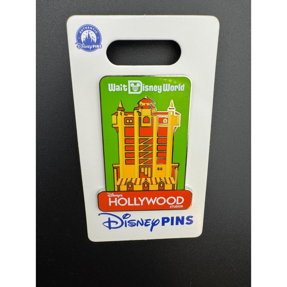 Disney parks Pin hollywood studios tower terror attraction 2025 icon landmarks